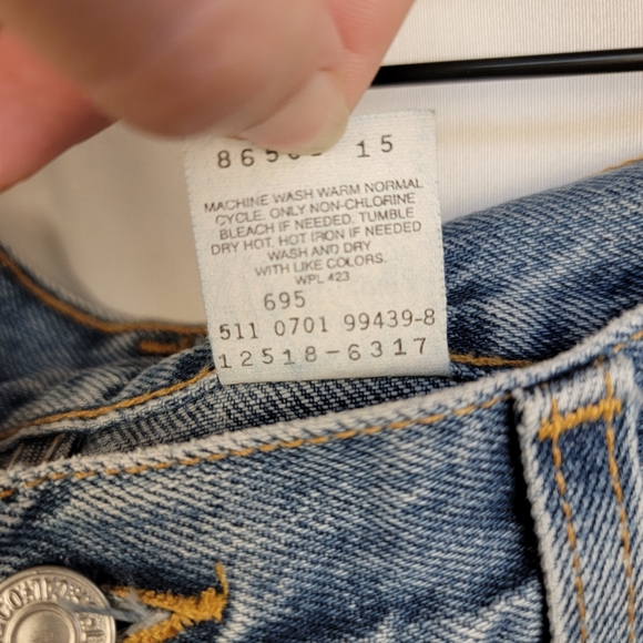 Levi's 515 boot cut lower rise jeans nwt - Picture 7 of 9